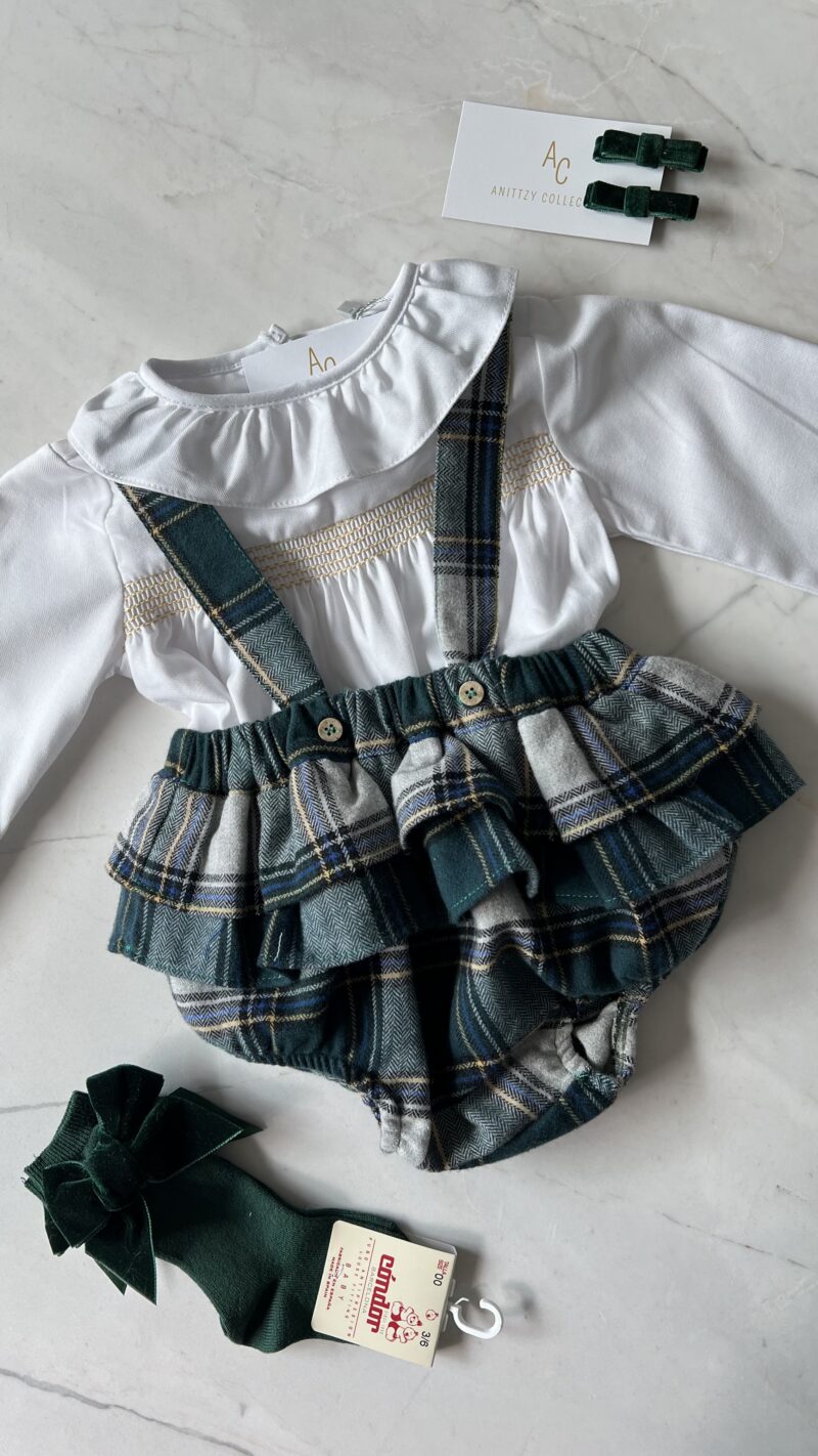 CONJUNTO DE BRAGA PARA BEBE COLECCION "GREEN" - Imagen 2